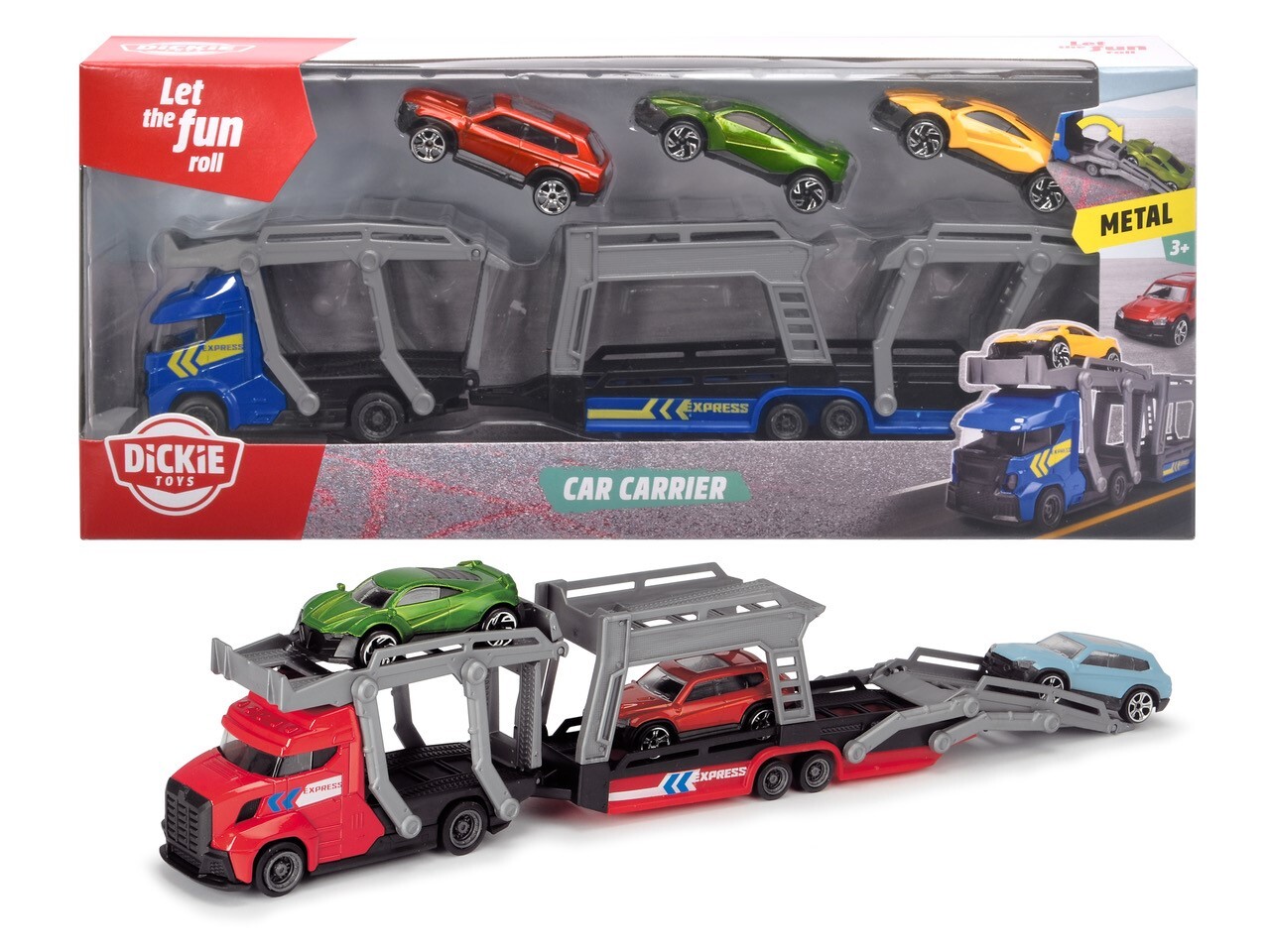 Dickie Toys Car Transporter Set