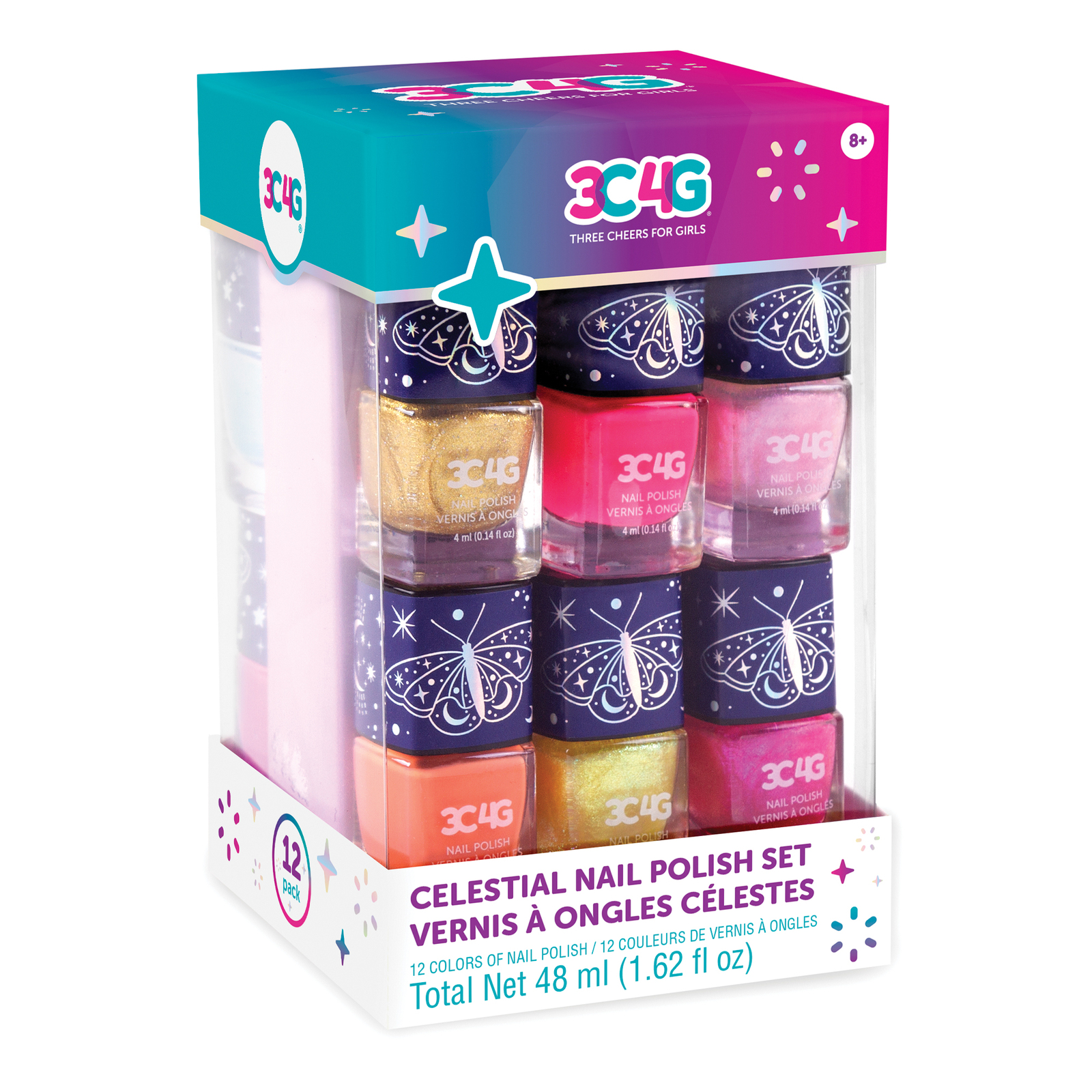 CELESTIAL 12PK NAIL POLISH CUBE - 3C4G