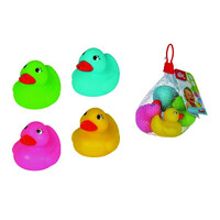 ABC BATHING DUCKS X 4 5CM EC 3M+