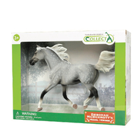 HALF ARABIAN STALLION DAPPLED GREY 1:12 (WB)