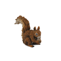 RED SQUIRREL EATING (S)