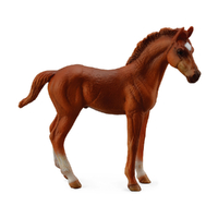 THOROUGHBRED FOAL STAND - CHESTNUT (M)