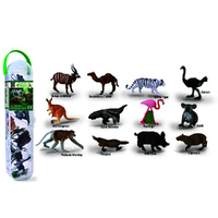 GIFT SET - WILD ANIMALS 3 12 PCE (TUBE)