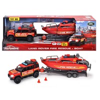 LAND ROVER FIRE RESCUE AND BOAT L/S 33.5CM