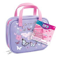 3C4G Butterfly Glitter Pouch & 12Pk Pen Set