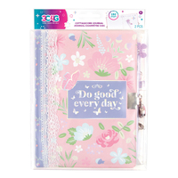 COTTAGECORE FLORAL LOCKING JOURNAL