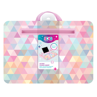 TRIANGLE FAUX FUR LAP DESK