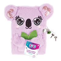 LOCKING PLUSH JOURNAL KOALA