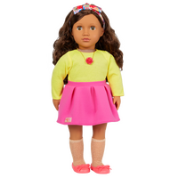 DOLL W/ PINK SKIRT & FLOWER NECKLACE PATRICIA