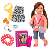DELUXE TRAVEL DOLL W/BOOK REESE