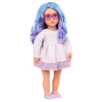 DOLL W/ MULTI COLORED HAIR