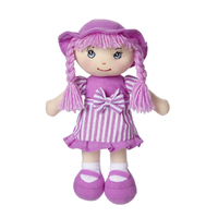 RAG DOLL 30CM PURPLE