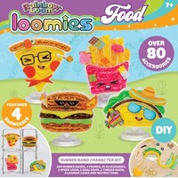 LOOMIES DIY RUBBER BANDS FIGURINE KIT (4 FIGURINES) - FOOD