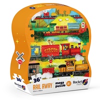 RAIL AWAY 36PC MEGA PUZZLE
